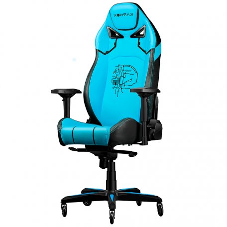 Игровое кресло KARNOX GLADIATOR Cybot Edition SCI-FI blue