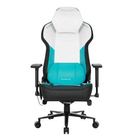 Кресло компьютерное игровое ZONE 51 IMPULSE White-Blue