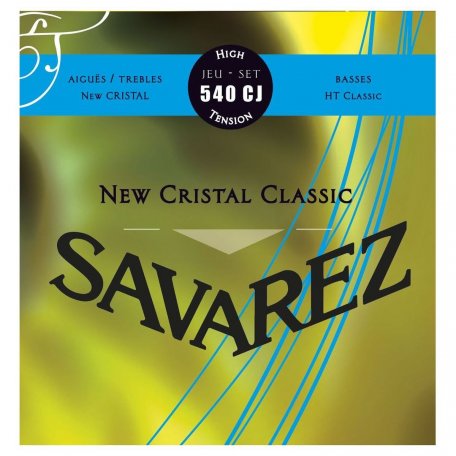 Струны для гитары Savarez 540CJ  New Cristal Classic Blue