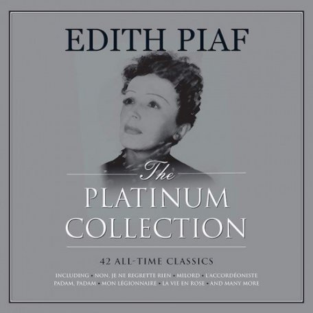 Виниловая пластинка FAT EDITH PIAF, PLATINUM COLLECTION (180 Gram White Vinyl)