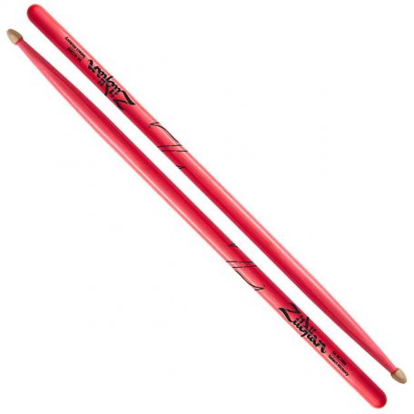 Барабанные палочки Zildjian Z5AACDGP 5A Acorn Neon Pink