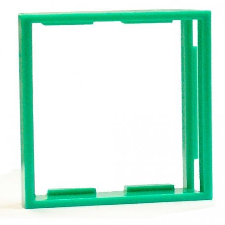 Рамка-переходник для розеток Dr.HD 50х50 на 45х45 зеленая (016001009)