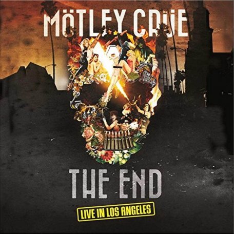 Виниловая пластинка Motley Crue – The End Live In Los Angeles (Yellow Vinyl + DVD)