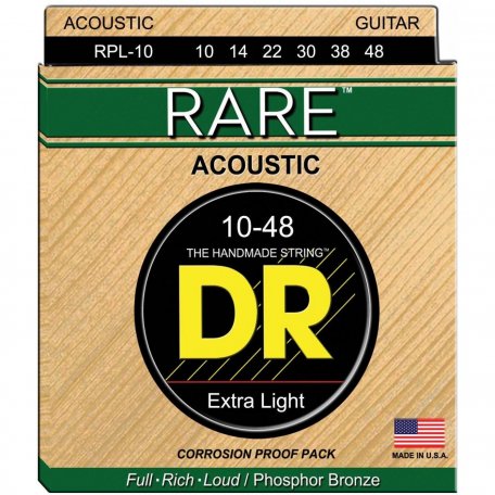 Струны для акустической гитары DR RPL-10 Rare