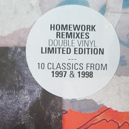 Daft Punk, Homework Remixes, Limited Edition, 140 Gram, Double Vinyl, LP,  Daft Life, 2022