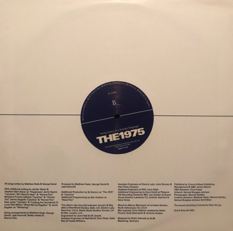 Виниловая пластинка The 1975 - Being Funny In A Foreign Language