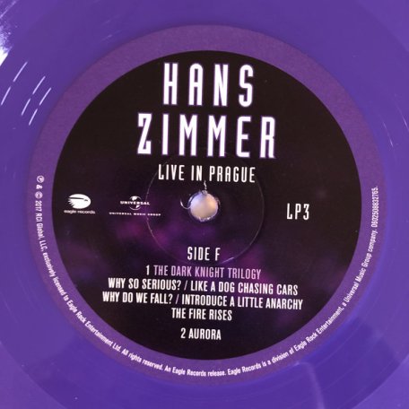 Hans Zimmer Live 4 Vinyles LP 2CD edition limitee 4LP