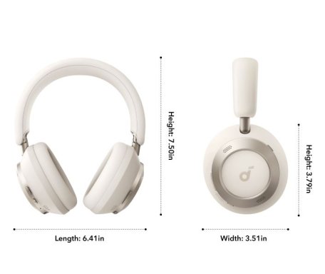 Купить Наушники беспроводные Soundcore Space One Pro Белый в