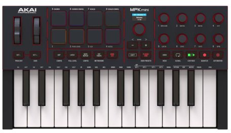 MIDI-клавиатура AKAI Pro MPK Mini IV Black - купить в