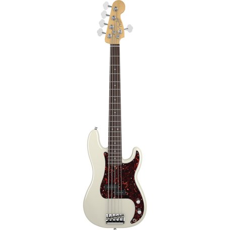 FENDER American Standard Precision Bass V RW Olympic White Pult.ru