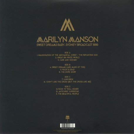 Виниловая пластинка MARILYN MANSON - SWEET DREAMS BABY (2LP