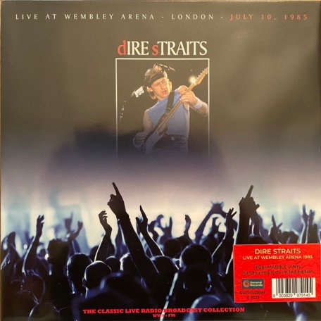 Виниловая пластинка DIRE STRAITS - LIVE AT WEMBLEY ARENA LONDON 1985 (RED/WHITE SPLATTER 2LP)