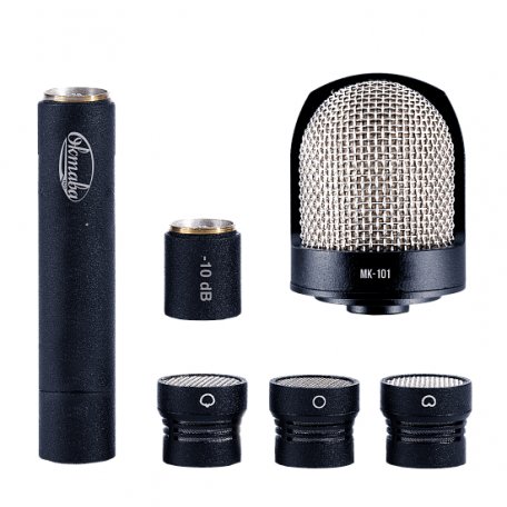 Микрофон Октава МК-012-10 (стереопара, черный, в картон. упак.)