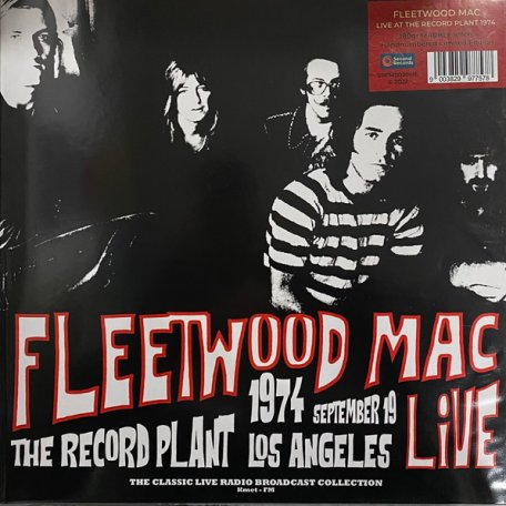 Виниловая пластинка FLEETWOOD MAC - LIVE AT THE RECORD PLANT 1974 (RED MARBLE VINYL) (LP)