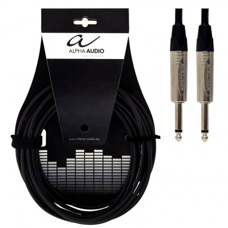 Инструментальный кабель Alpha Audio Peak Line monojackХ2, 6 м