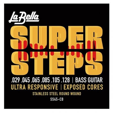 Струны для шестиструнной бас-гитары La Bella SS45CB