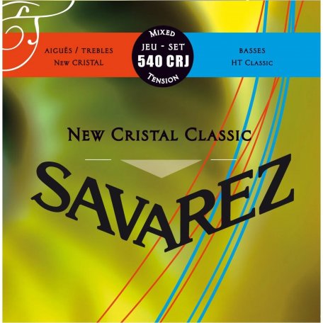 Струны для гитары Savarez 540CRJ  New Cristal Classic Red/Blue