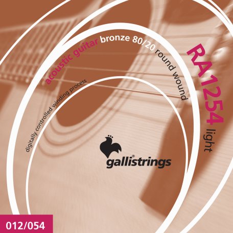 Струны для акустической гитары Galli Strings RA1254