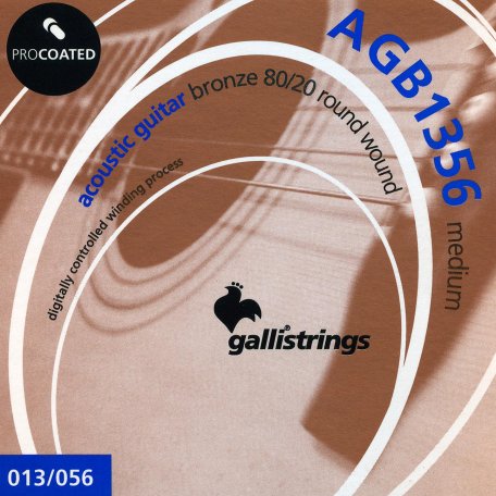 Струны для акустической гитары Galli Strings AGB1356
