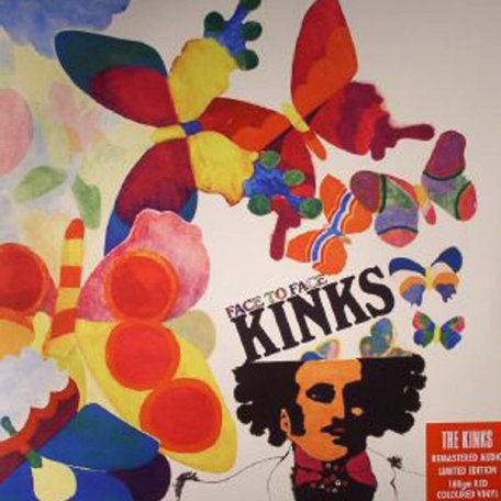 Виниловая пластинка The Kinks FACE TO FACE (180 Gram/Solid red vinyl)