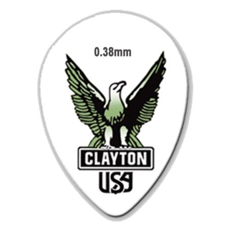 Медиаторы CLAYTON ST38/12 - 0.38 mm ACETAL polymer уменьшенный 12 шт