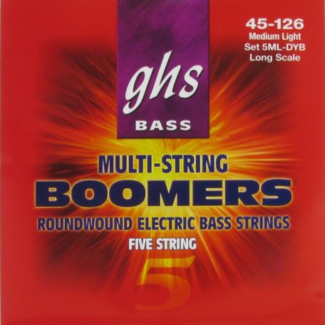 Струны для бас-гитары GHS Strings 5ML-DYB