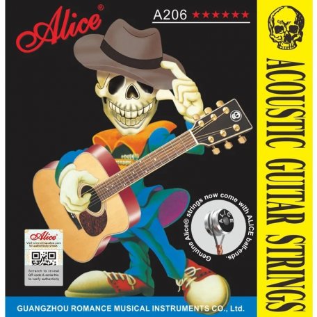 Струны для акустической гитары Alice A206 L