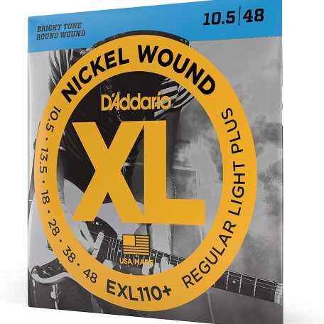 Струны DAddario EXL110+ SET ELEC GTR XL REG LITE PLUS 10.5-48