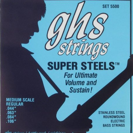 Струны для бас-гитары GHS Strings 5 500