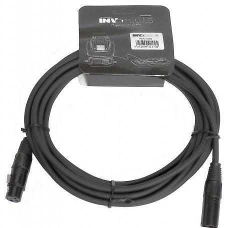 DMX-кабель Invotone ADC1005 с разъемами XLR F - XLR M 5м