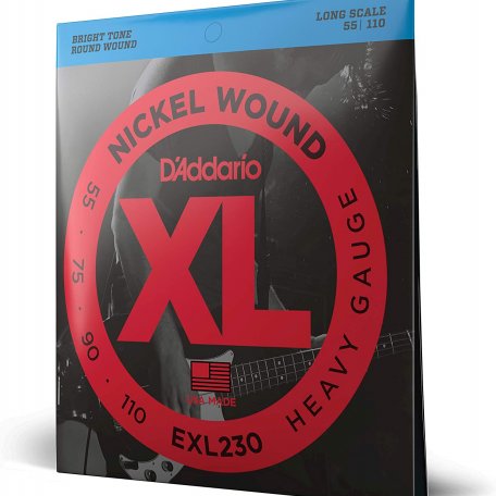 Струны DAddario EXL230 SET BASS XL 55-110 LONG SCALE 55-110.