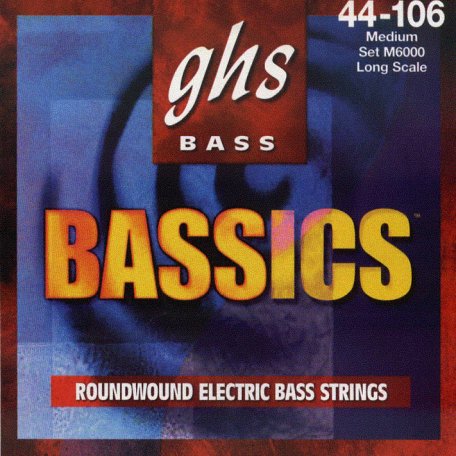 Струны для бас-гитары GHS Strings M6000