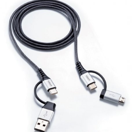 Кабель In-Akustik White Multi-4 High Speed USB Type-C 1.0m #010422010