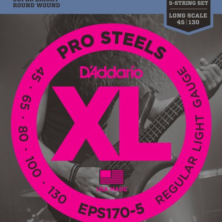 Струны для 5-струнной бас-гитары DAddario EPS170-5
