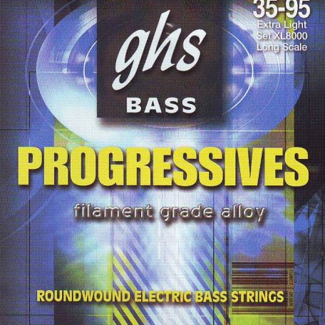 Струны для бас-гитары GHS Strings XL8000