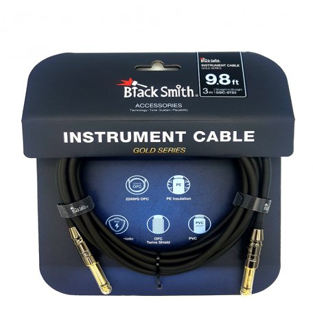 Инструментальный кабель BlackSmith Gold Series 9.8ft GSIC-STS3