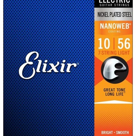 Струны Elixir 12057 NanoWeb Light 10-56