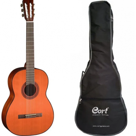 Классическая гитара Cort AC100DX-YT-bag