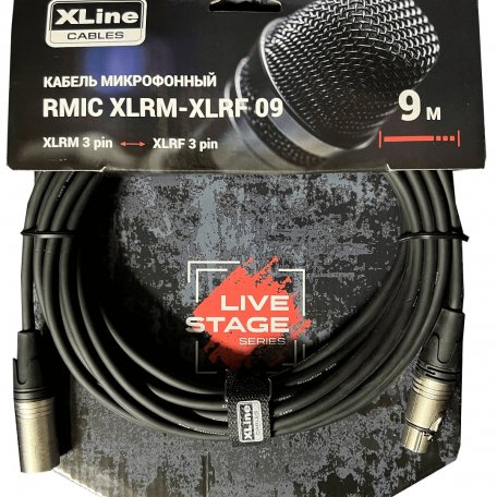 Кабель микрофонный Xline Cables RMIC XLRM-XLRF 09