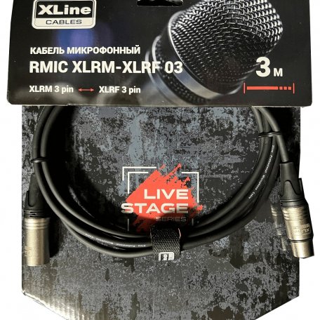 Кабель микрофонный Xline Cables RMIC XLRM-XLRF 03
