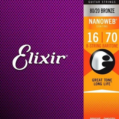 Струны Elixir 11308 NanoWeb 16-70 80/20