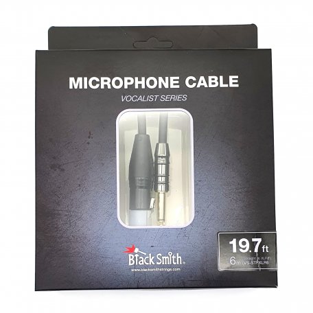 Микрофонный кабель BlackSmith Vocalist Series 19.7ft VS-STFXLR6