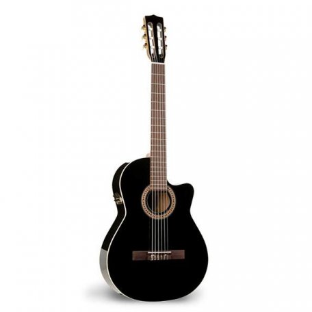 Классическая электроакустическая гитара La Patrie 041701 Hybrid CW Black Crescent TRIC (кейс в комплекте)