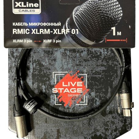 Кабель микрофонный Xline Cables RMIC XLRM-XLRF 01