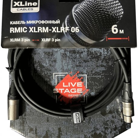 Кабель микрофонный Xline Cables RMIC XLRM-XLRF 06