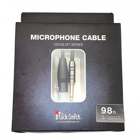 Микрофонный кабель BlackSmith Vocalist Series 9.8ft VS-STFXLR3