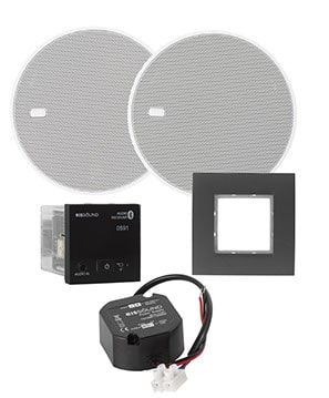 Комплект Eissound 52959 In-Wall Bluetooth Audio receiver 5, black