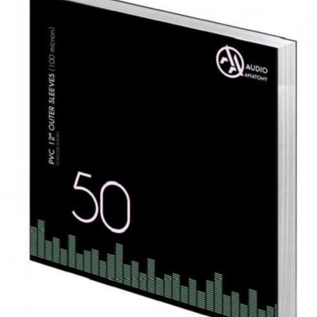 Внешние конверты Audio Anatomy 50 X PVC 12 OUTER SLEEVES - 100 MICRON