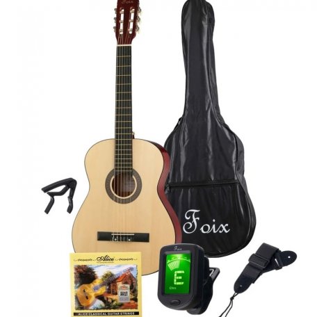 Классическая гитара Foix FCG-2039CAP-NA (аксессуары в комплекте)