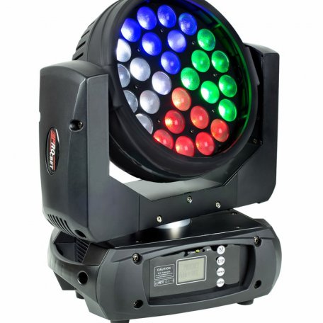 Cветодиодный вращающийся прожектор PROCBET WASH 28-12Z RGBWA+UV